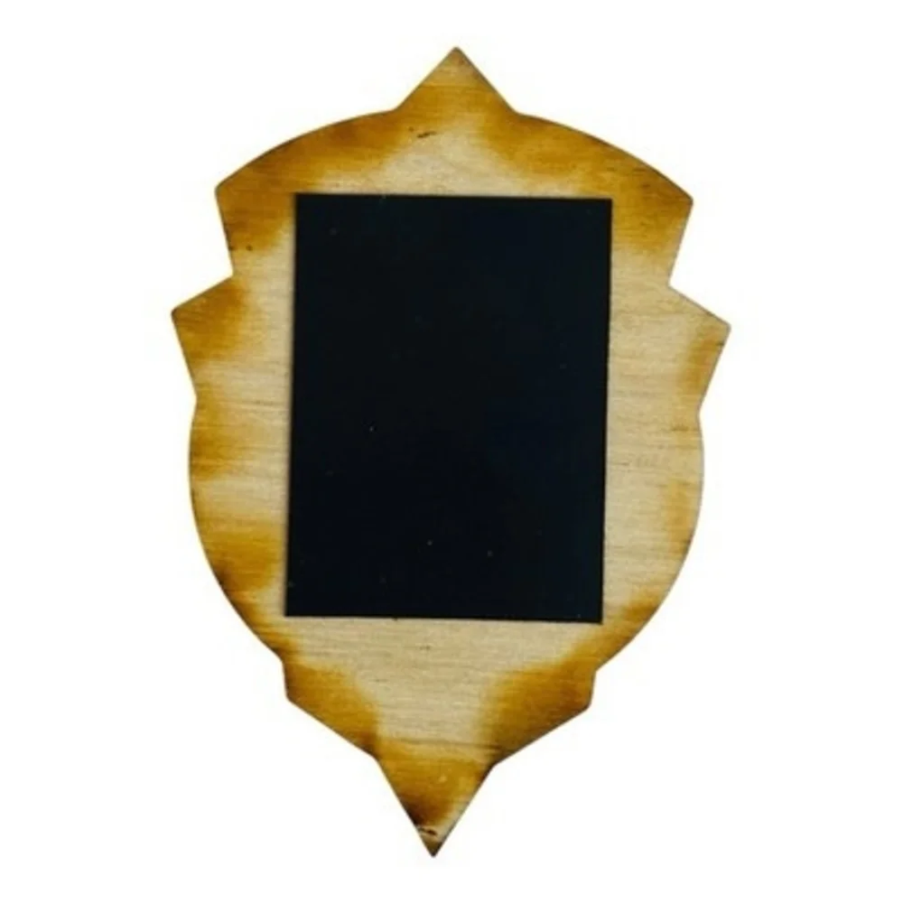 Vintage Wooden Carved Souvenir Plaque Magnet Gomel City Belarus 2.75x4" EXC - Picture 2 of 2